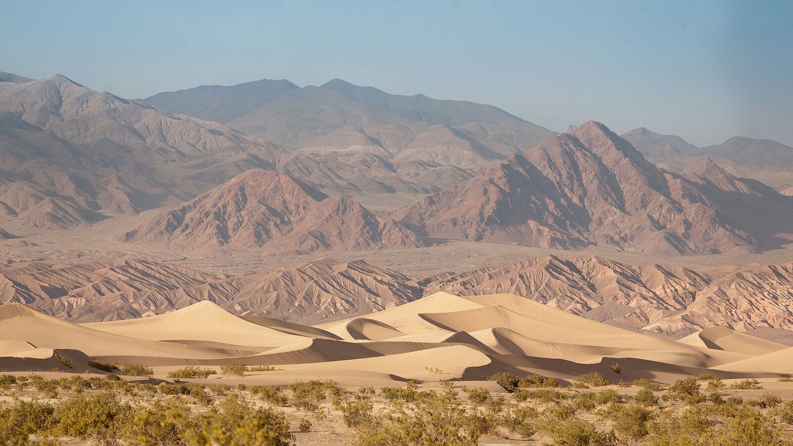 Ørkenlandskab i Death Valley